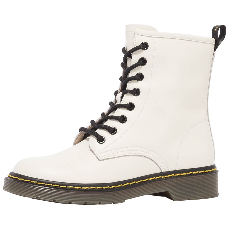 星期六(ST&SAT)旗下新款街头风马丁靴圆头粗跟短靴SF04116003