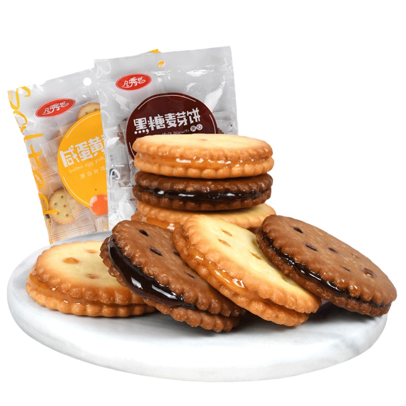 咸蛋饼干零食点心106g*1包咸蛋黄口味