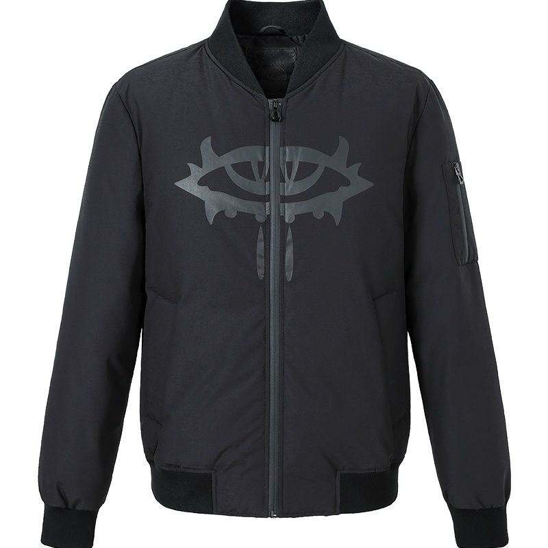 艾莱依2019秋冬新款时尚潮流男士短款白鸭绒羽绒服