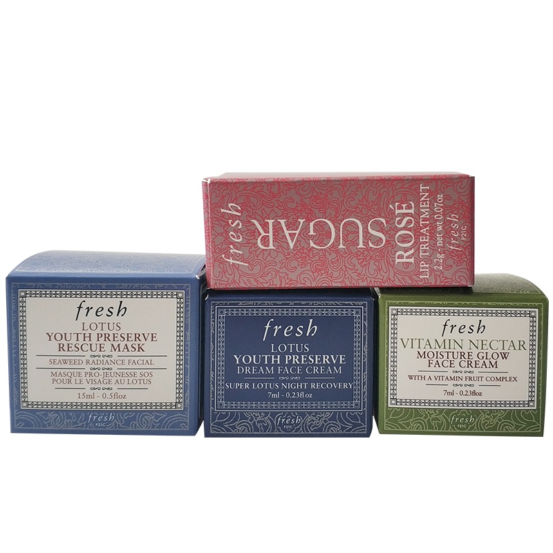 2019睡莲青春花漾礼赠（睡莲面膜15ml+睡莲晚霜7ml+玫瑰粉红2.2g+果萃面霜7ml）