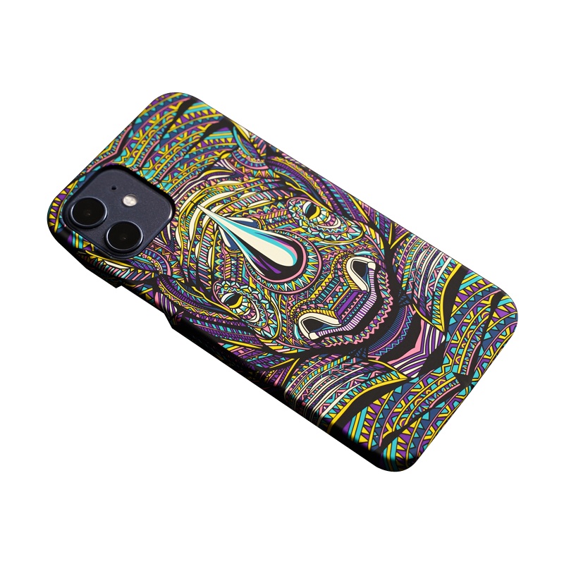 魅爱琳 苹果13手机壳iPhone13/mini/Pro/Max保护套外壳 卡通动物磨砂半包硬壳 轻薄夜光浮雕 复古潮壳