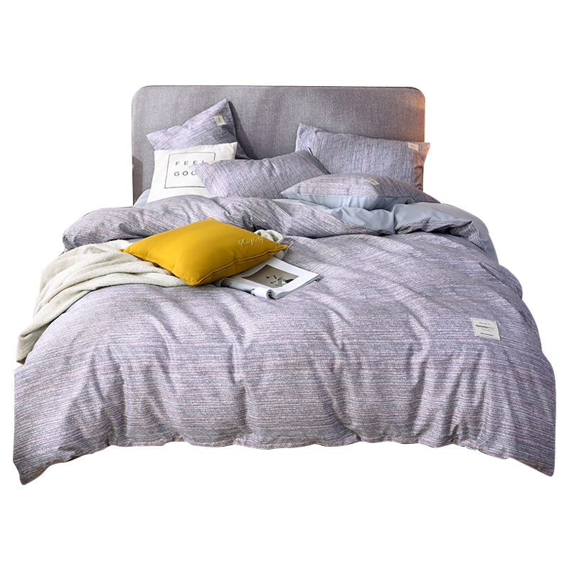 泰念(Tai nian) 2020新款日式磨毛四件套亲肤日式三件套床单被套床单款单双人四件套床上用品