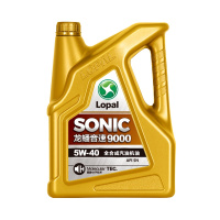 龙蟠SONIC9000 SN 5W-40全合成机油汽车润滑油正品4L 新老包装随机发货