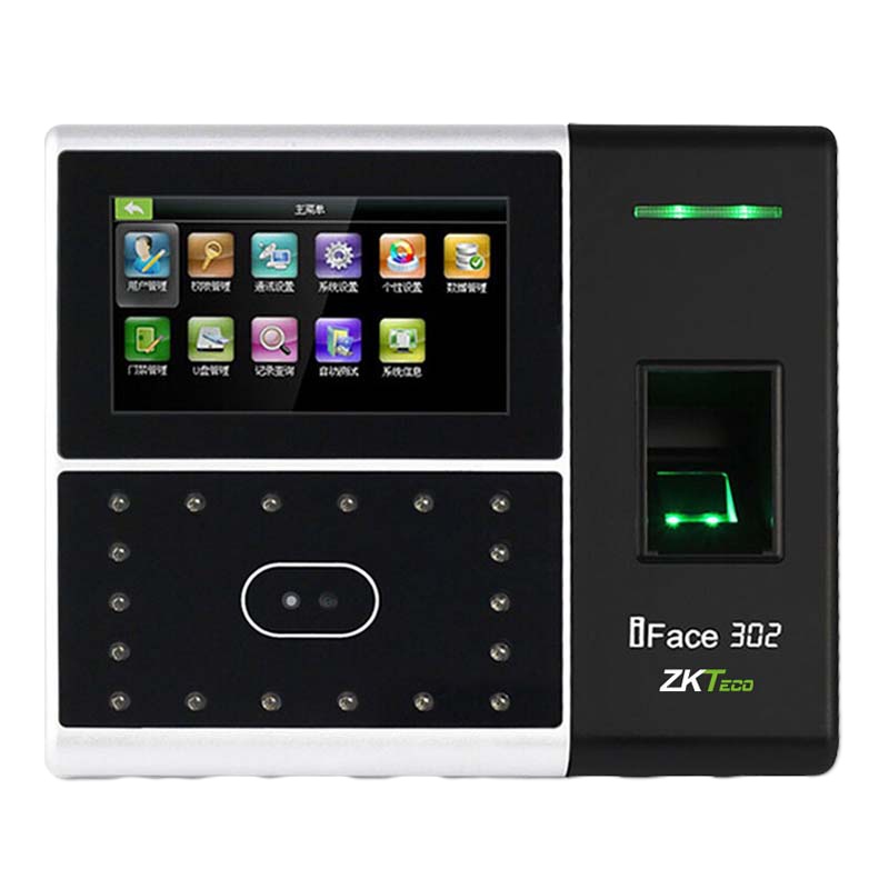 中控(zkteco) 智慧人脸指纹考勤机iFace302