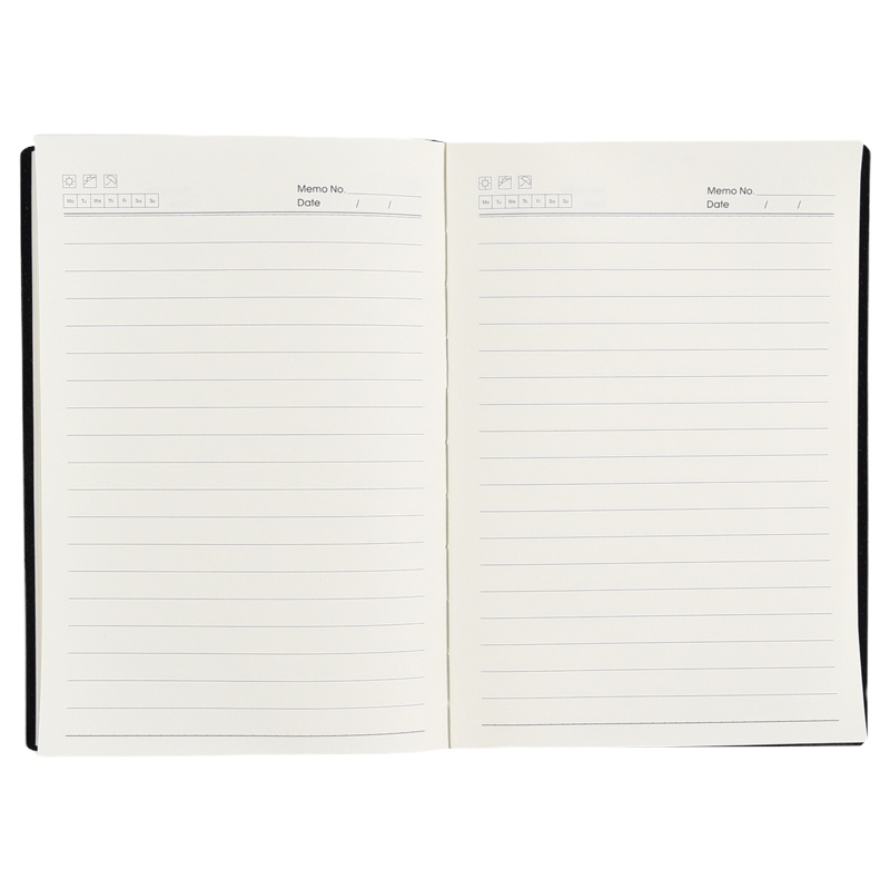 递乐 4317-A5深蓝色软面抄系列记事本/商务办公用品笔记本文具/会议记录本/日记本子136页