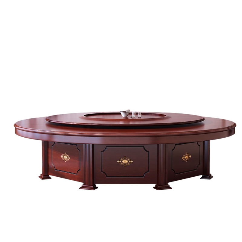 韶优 手动旋转餐桌2.6米含转盘DCZ-2