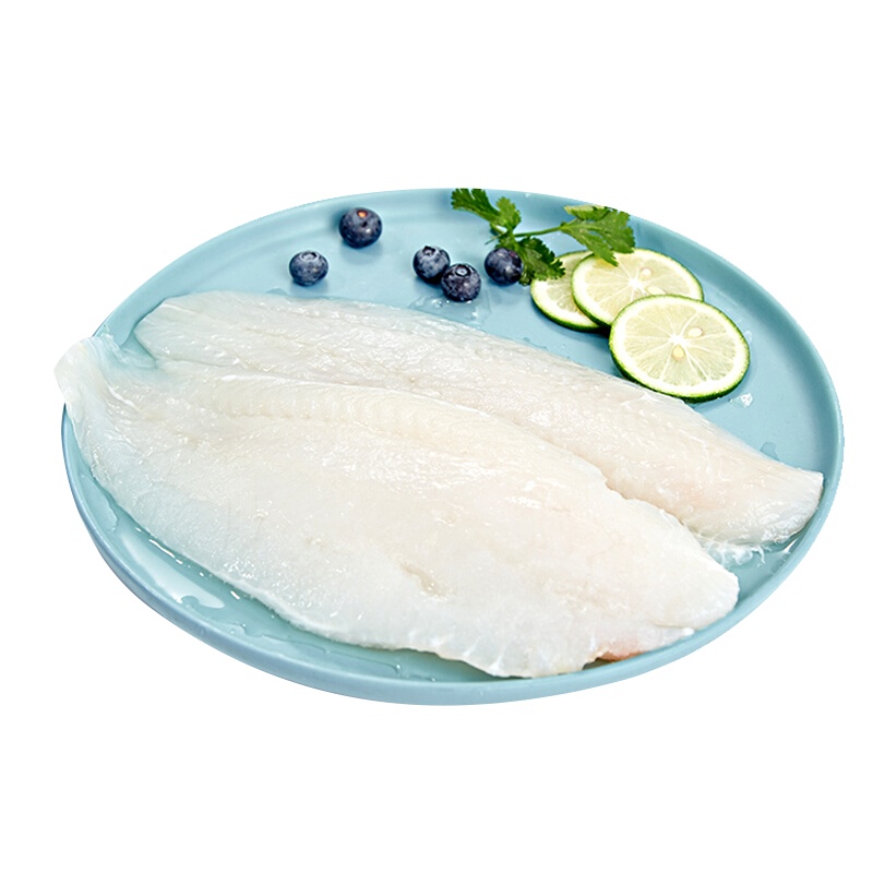 [第二件1元]蓝蝶 越南进口 巴沙鱼柳170-220g/条 5条袋装/份 无刺无骨去皮 海鲜水产