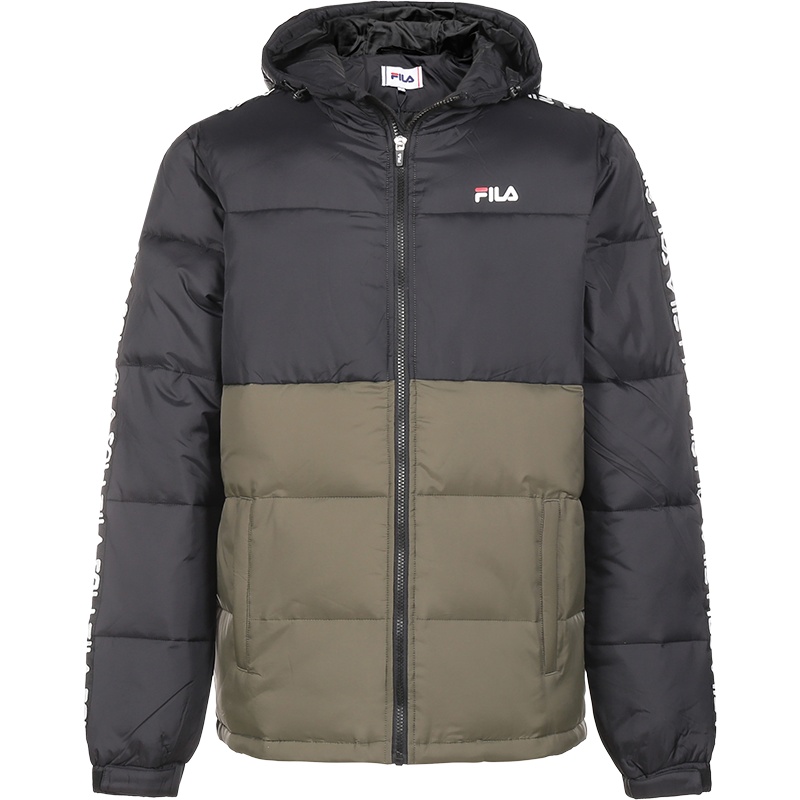 FILA 斐乐 男士 聚酰胺纤维连帽棉服外套 687887