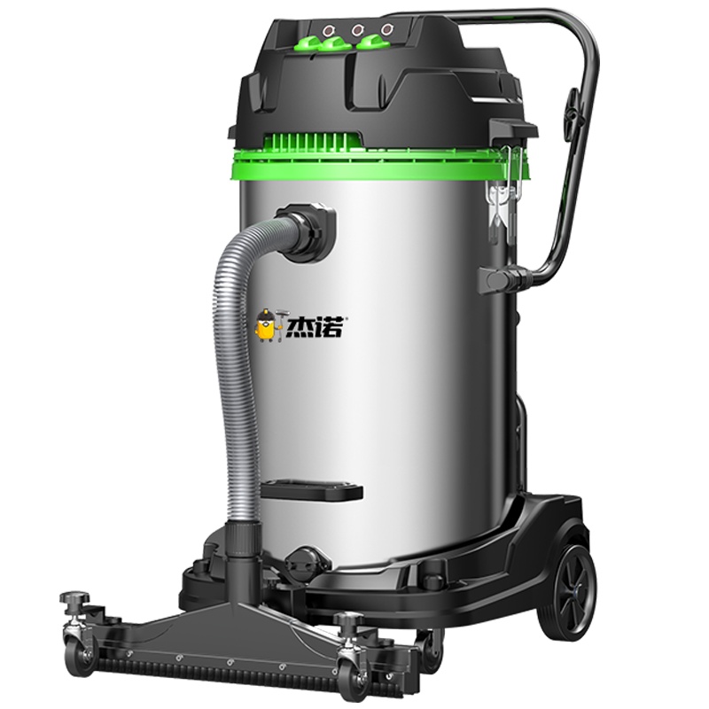 杰诺吸尘器JN-301T工业工厂车间粉尘强力5400W大功率吸尘吸水机 绿色 80升 可吹风 自动抖尘更方便