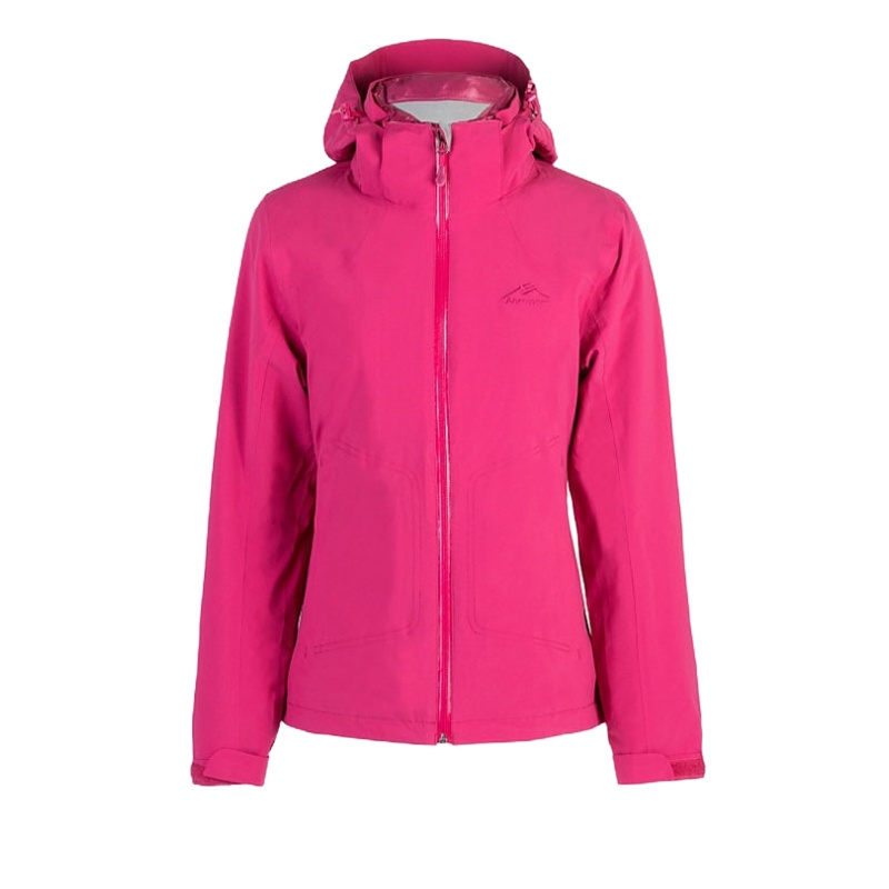 阿尼玛卿/ANEMAQEN 冲锋衣女款 白鸭绒羽绒内胆三合一可拆卸保暖冲锋衣 AJW-1669