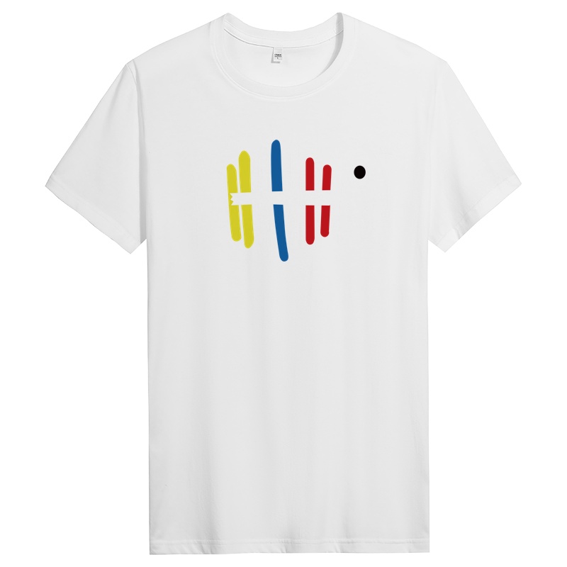 男士夏季圆领纯棉短袖t恤男生半袖体潮流时尚 DT10334