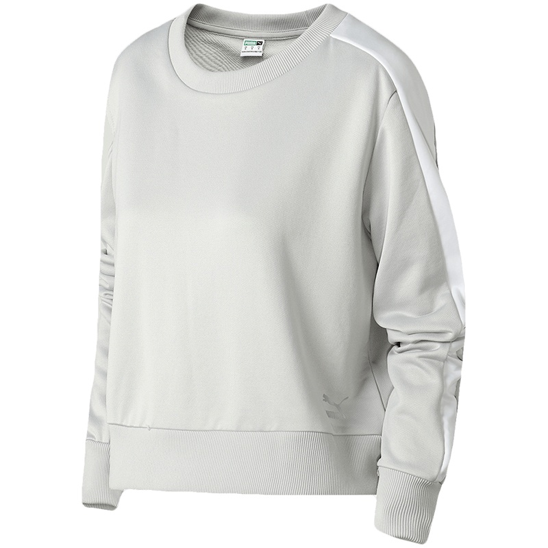 PUMA彪马女装T7运动服休闲圆领卫衣599046