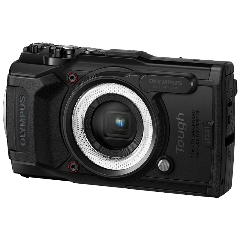 奥林巴斯 Tough TG-6 黑色 多功能运动相机 防水防震防尘 3英寸显示屏 1200万有效像素 数码相机