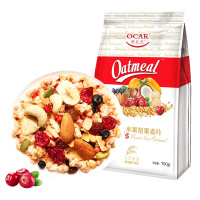 [预售10天发货]欧扎克50%坚果水果酸奶果粒麦片早餐饱干吃冲泡750G