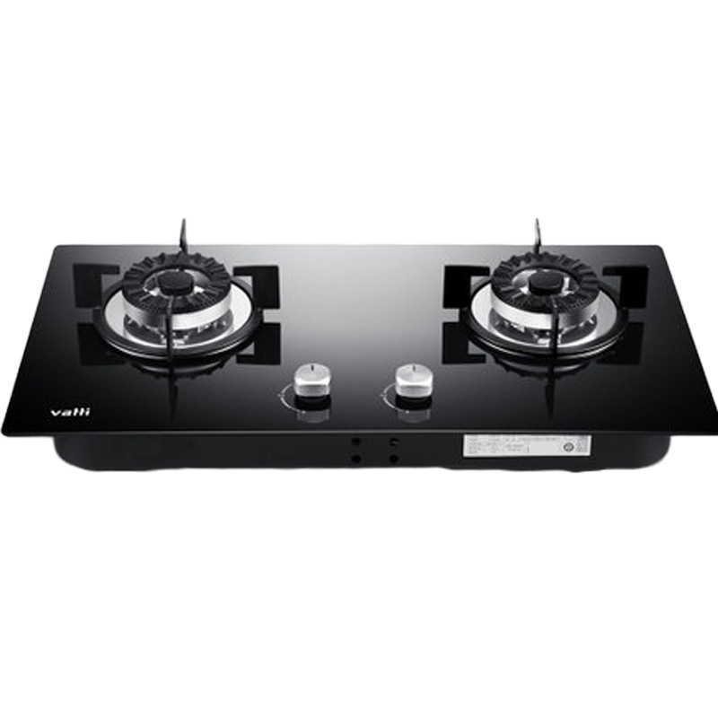 [苏宁精选]嵌入式钢化玻璃燃气灶双灶液化气大火力一级JZT-B866B1