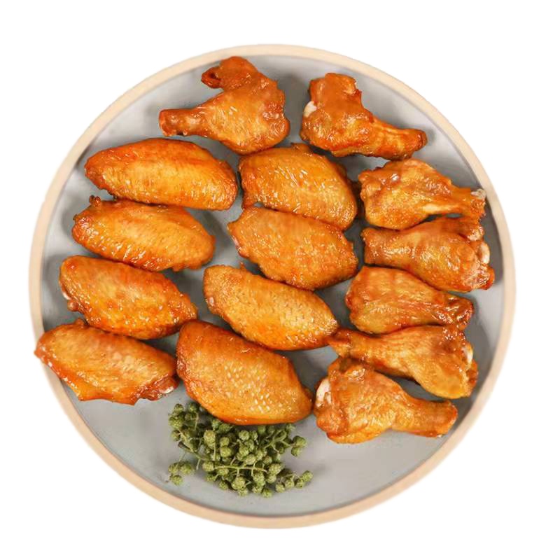 奥尔良鸡翅半成品鸡中翅半成品腌制品1kg(共发奥尔良鸡中翅1斤+奥尔良鸡翅根1斤)
