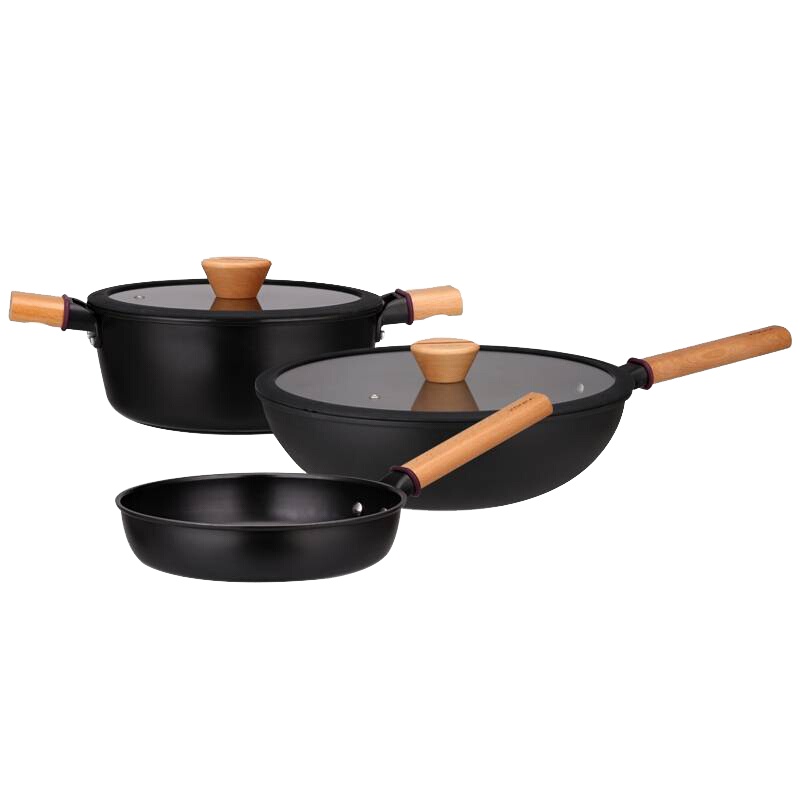 锅具三件套 KZ-CY03T 炒锅汤锅煎锅锅具套装(单位:套)