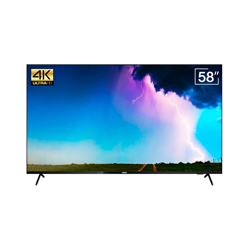 飞利浦(PHILIPS)50英寸 护眼防蓝光全面屏电视机 4K超高清智能网络语音电视 50PUF7355/T3
