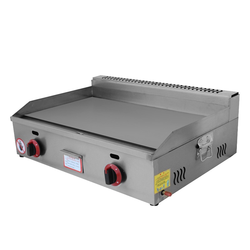 商用大扒炉煤气铁板烧设备纳丽雅(Naliya)铁板鱿鱼烤冷面燃气手抓饼机器煎烤摆摊 红色