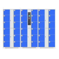 [一鹏]电子存包柜36门智能刷卡寄存柜超市商场储物柜
