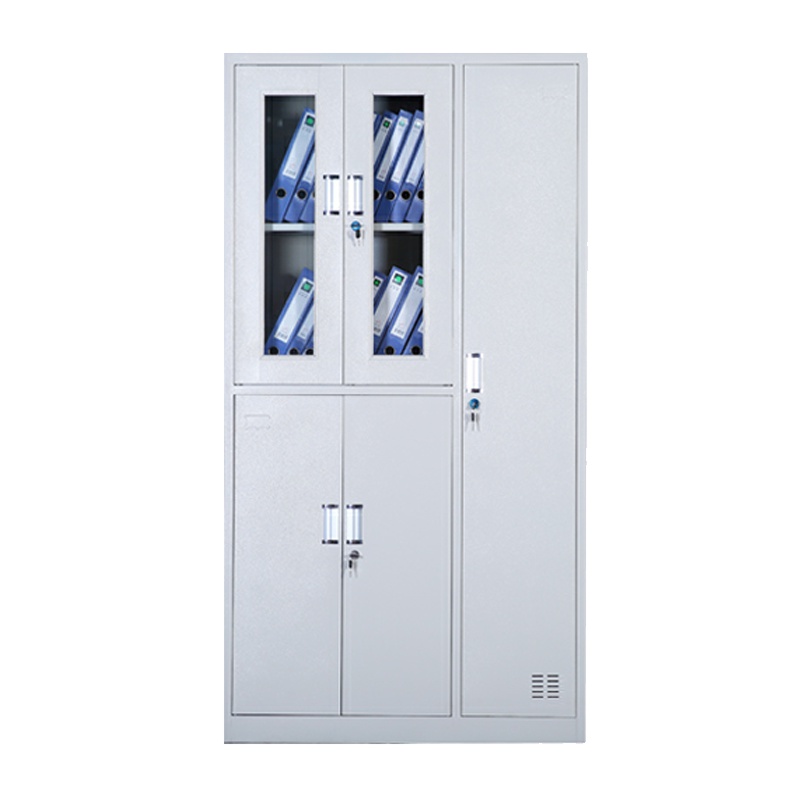 鑫虎威 钢制五门更衣柜员工柜铁皮储物柜健身房宿舍浴室存包柜职工带锁寄存柜