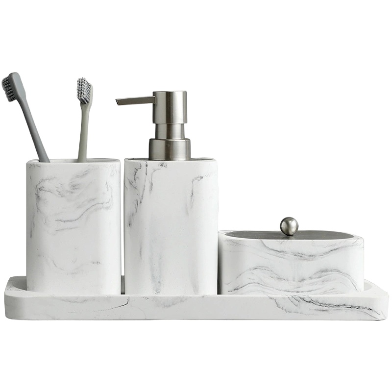 大理石纹洗手液瓶