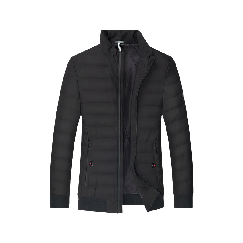 阿仕顿男装羽绒服冬季简约休闲灰鸭绒男士青年羽绒服外套