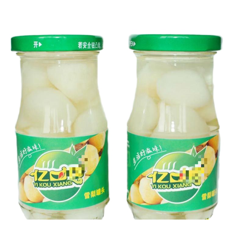 冰糖雪梨罐头即食罐头梨子罐头整箱批发 雪梨罐头245*6瓶装