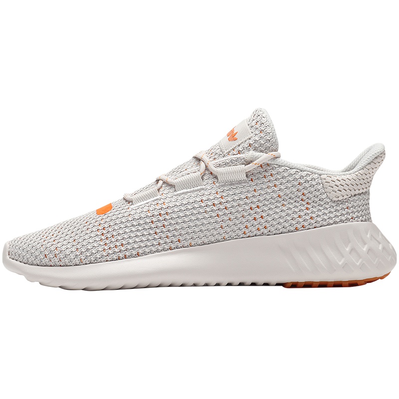 adidas阿迪达斯三叶草男女运动休闲鞋BD7854 BD7854裸白+橙色