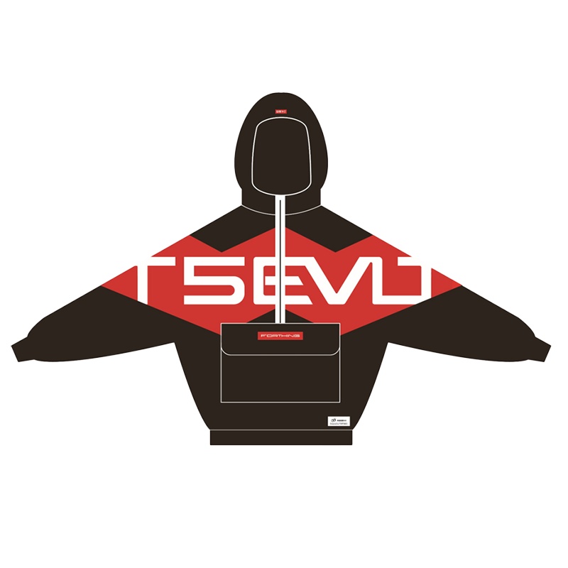 喜临登定制款套头连帽太空棉卫衣