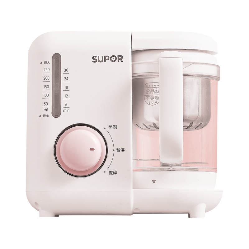 苏泊尔(SUPOR)婴儿辅食机 蒸制粉碎一体 宝宝营养食物调理机 食物蒸搅一体多功能电动研磨器