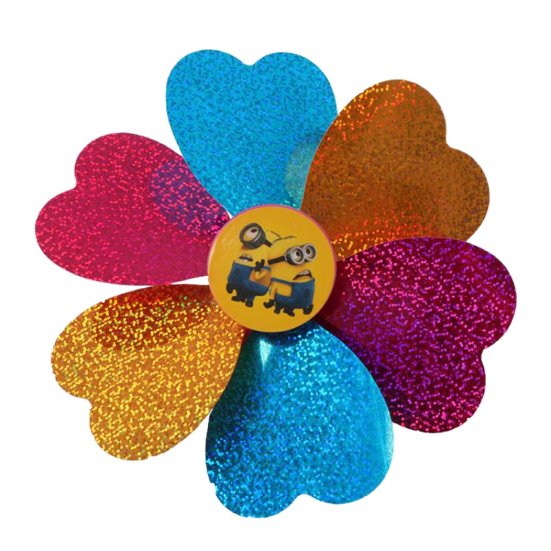 儿童自行车风车滑板车车把卡通装饰户外蛙式车宝宝童车玩具配件 两个风车