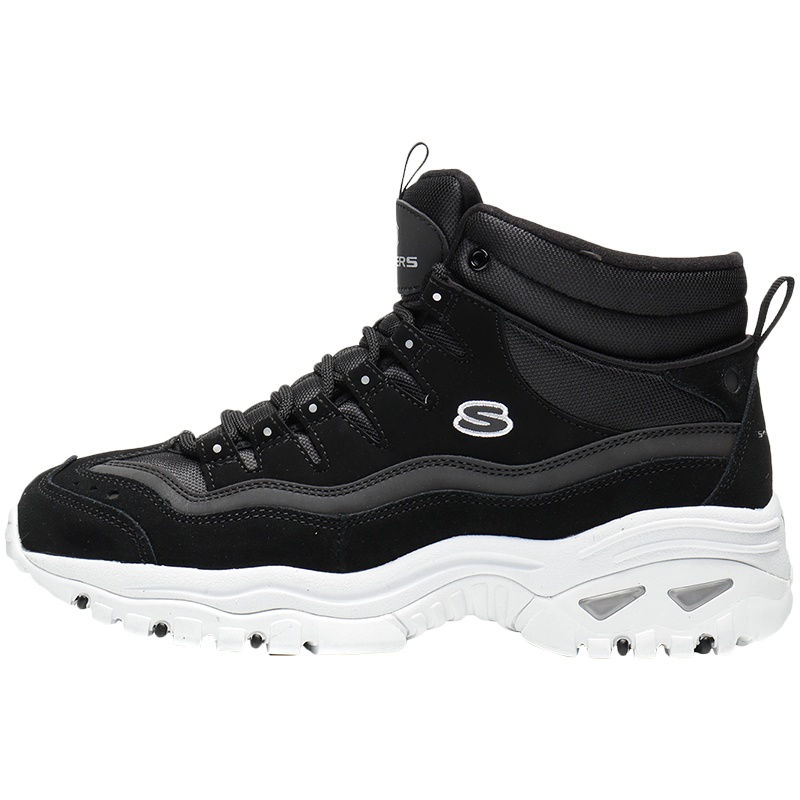 Skechers斯凯奇女鞋休闲鞋厚底熊猫鞋高帮运动鞋66666246