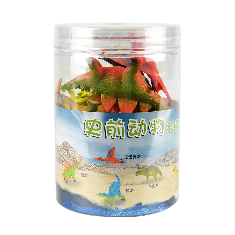 6只史前动物圆筒装A款
