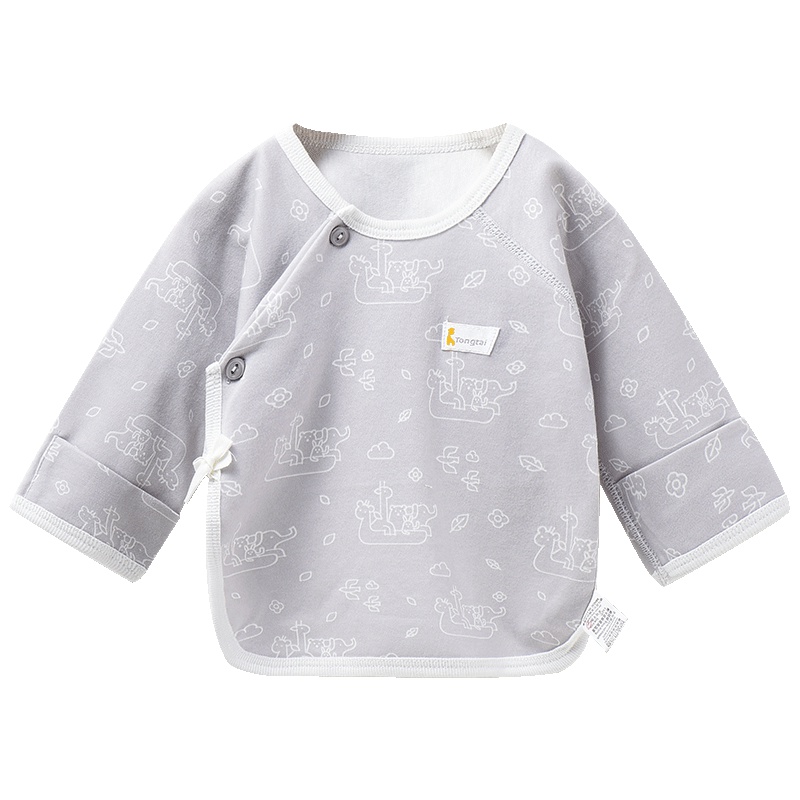 童泰TONGTAI婴幼儿内衣初生儿春夏纯棉半背衣1-6个月婴儿和服上衣婴幼儿通用66cm