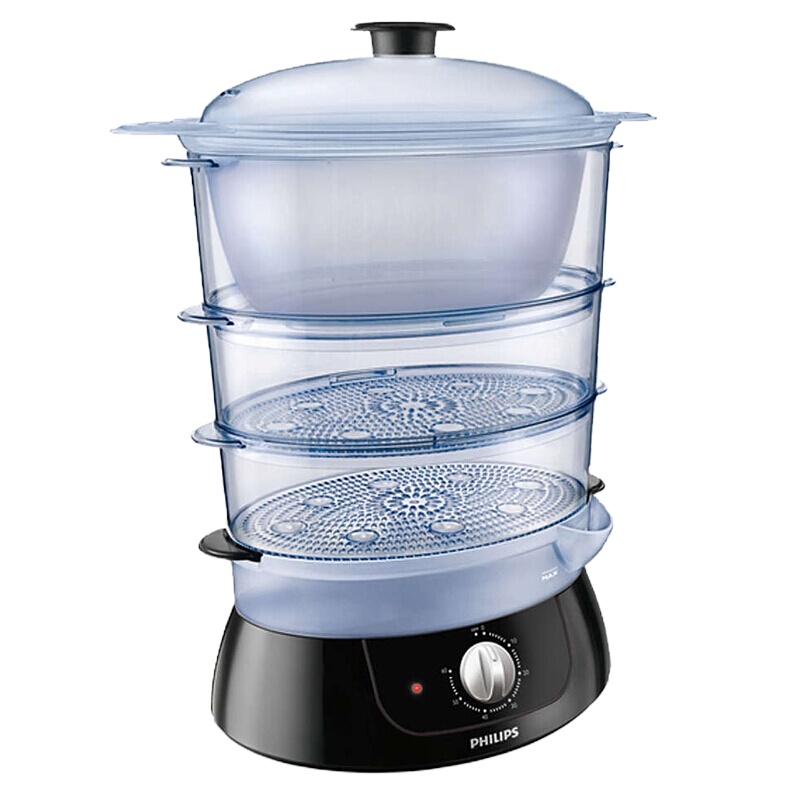飞利浦（PHILIPS） 飞利浦电蒸锅多功能家用全自动3层大容量电热锅hd9120 hd9120
