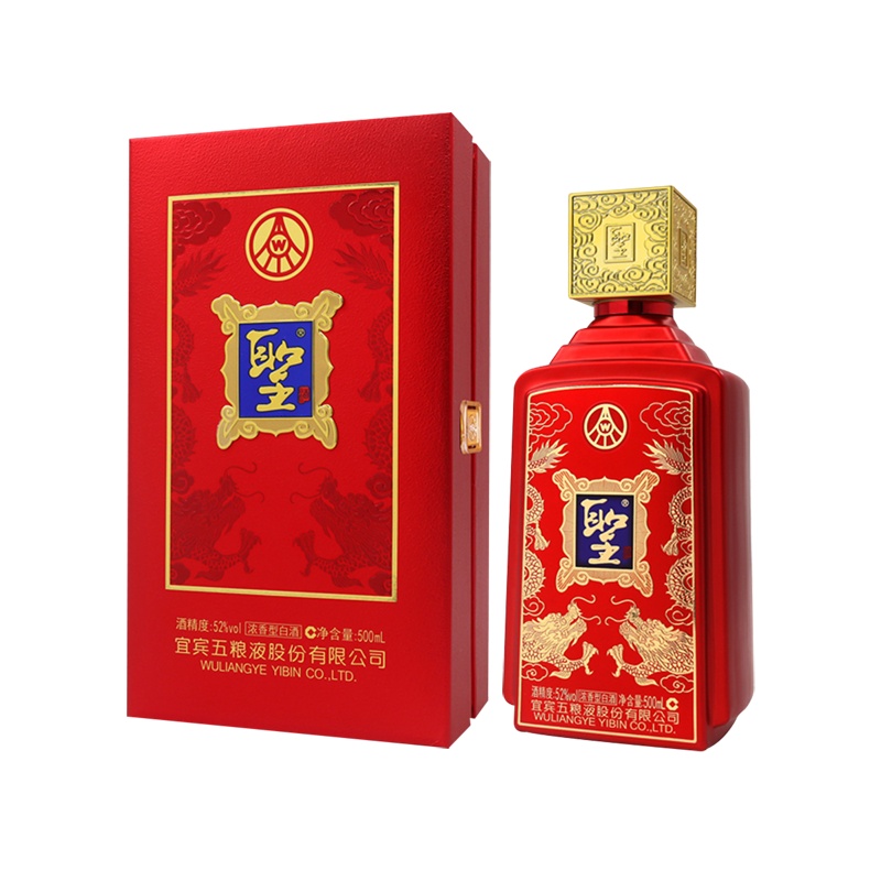 五粮液股份公司聖酒 圣酒喜临门 52度500ml单瓶装 浓香型白酒