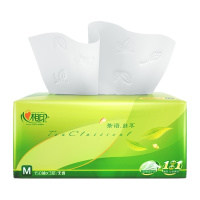 心相印抽纸 茶语丝享系列3层150抽面巾纸*24包箱装