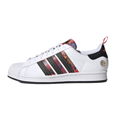 Adidas/阿迪达斯三叶草 SUPERSTAR 情侣款低帮经典休闲运动板鞋 Q47184