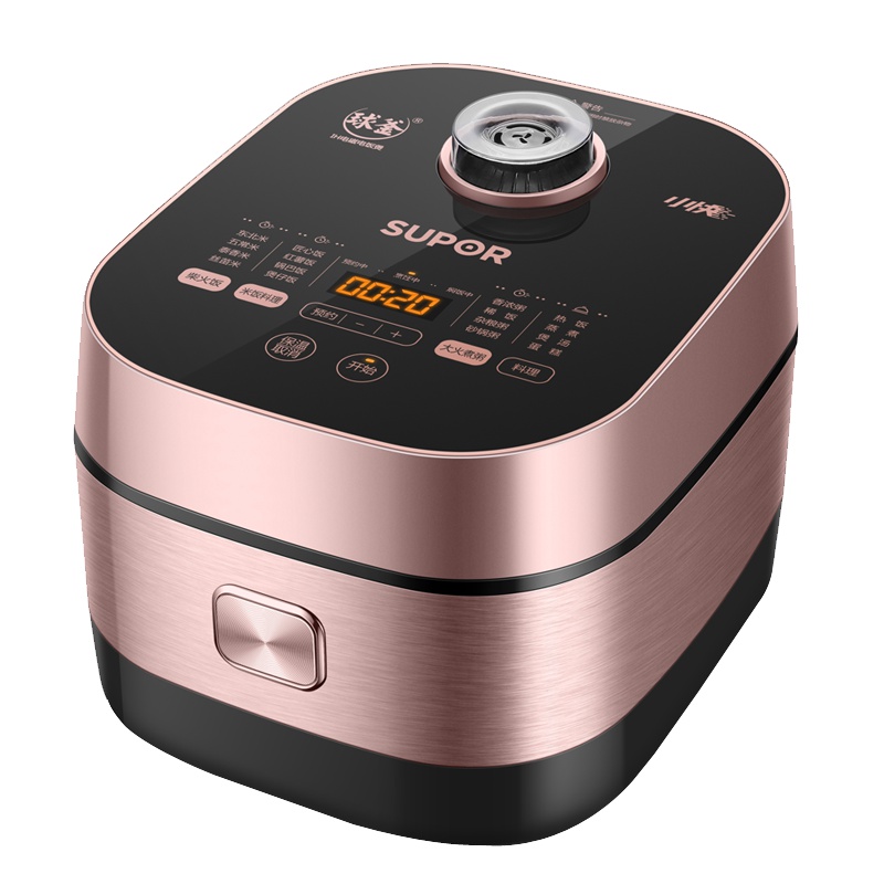 苏泊尔(SUPOR)电饭煲快速饭家用4L多功能3-6人电饭锅精铁球釜24H智能预约全屏触控IH电磁加热SF40HC752