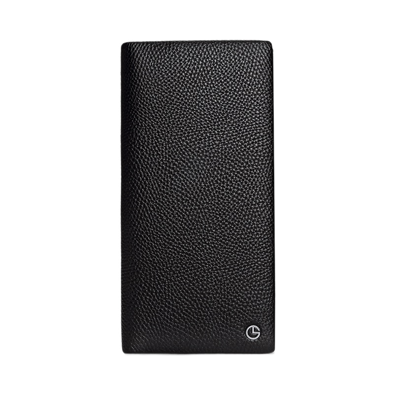 金利来(GOLDLION)男士钱包 牛皮长款商务多功能钱夹 休闲多卡位票夹