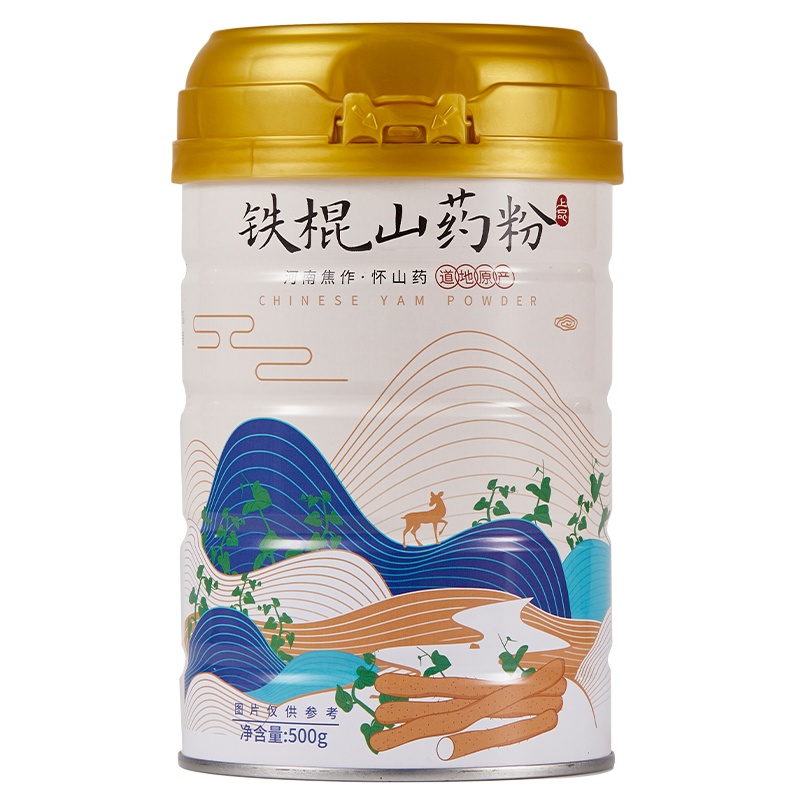 敏昂(M) 铁棍山药粉 500g/铁罐
