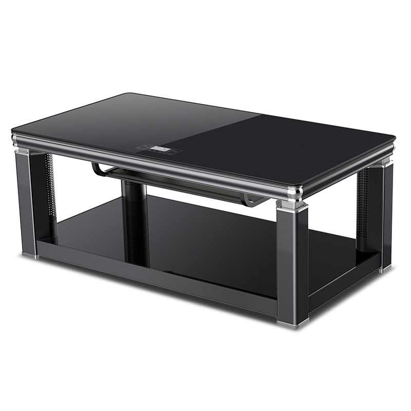 康佳(KONKA) KNS-804(E)-B-L 升降茶几 电暖桌取暖桌电暖炉烤火桌家用桌子 1.2米防烫植绒不带电陶炉