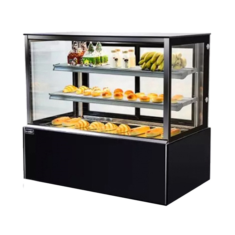 华美（Huamei） 1.8米落地式前开直角风冷 商用蛋糕柜展示柜冷藏玻璃陈列柜水果寿司熟食保鲜柜饮料柜点菜柜
