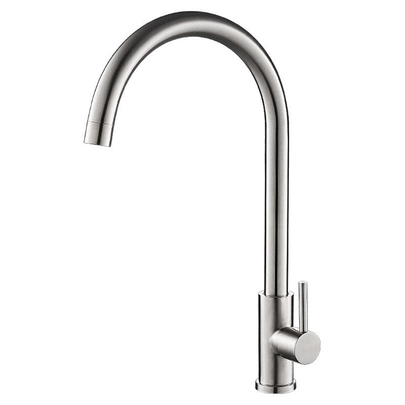 卡贝厨房水龙头冷热抽拉式水槽龙头洗碗池洗菜盆不锈钢单冷家用