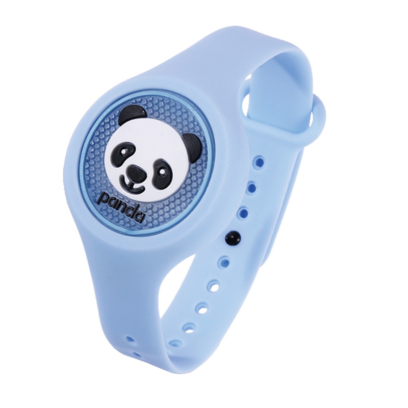 宝宝金水 防蚊手环 闪光手环 婴儿童宝宝成人防蚊手环 户外植物精油防蚊驱蚊神器 随身手环-动物版[新品闪光]熊猫