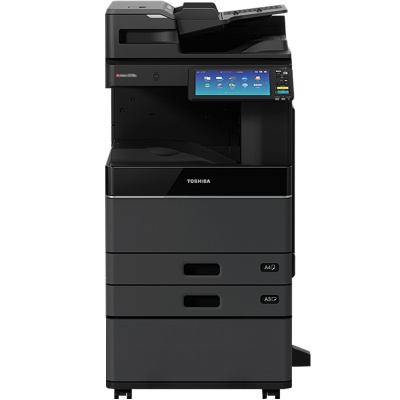 东芝（TOSHIBA）FC-2615AC A3彩色激光数码复合机 25页/分钟 含双面器+同步输稿器+双纸盒+工作台