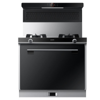 北斗星(BIGDIPPER)集成灶 A5GZ 侧吸下排油烟机燃气灶蒸箱款一体灶 智能预约 不锈钢台面 液化气