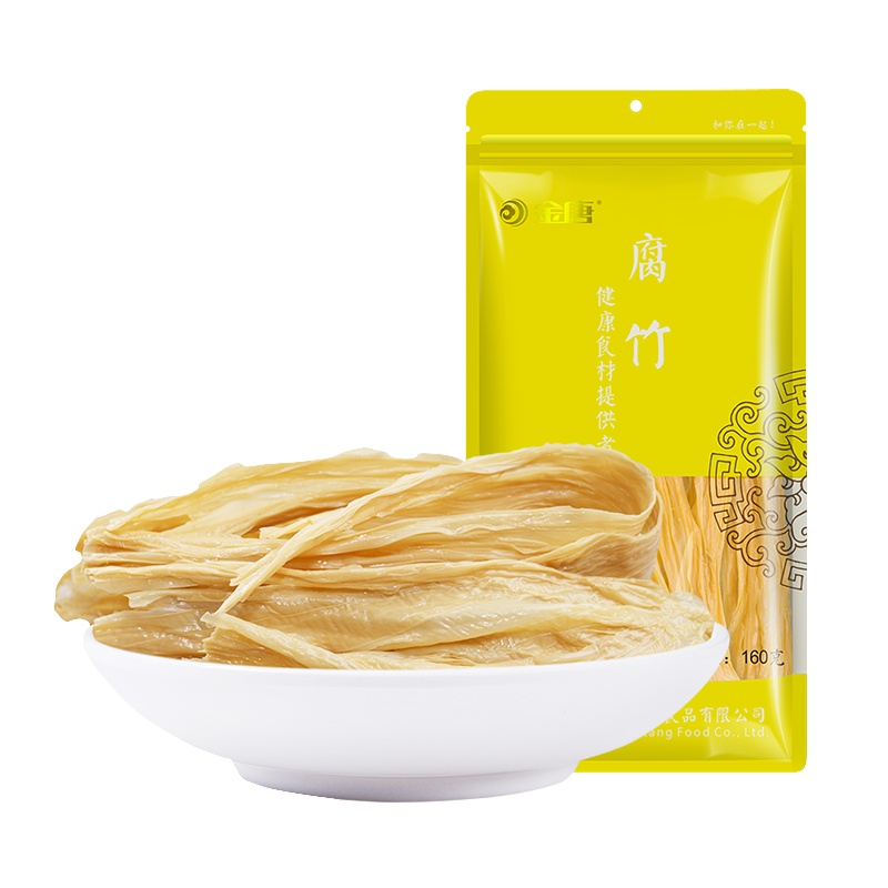 金唐(KTANG)腐竹160g 黄豆原浆腐竹 手工制作豆腐皮豆皮干货 火锅涮菜凉拌菜必备