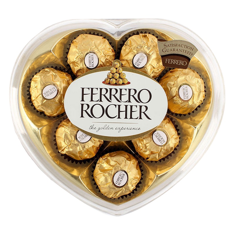 费列罗(FERRERO) 金莎巧克力100g T8粒装意大利进口